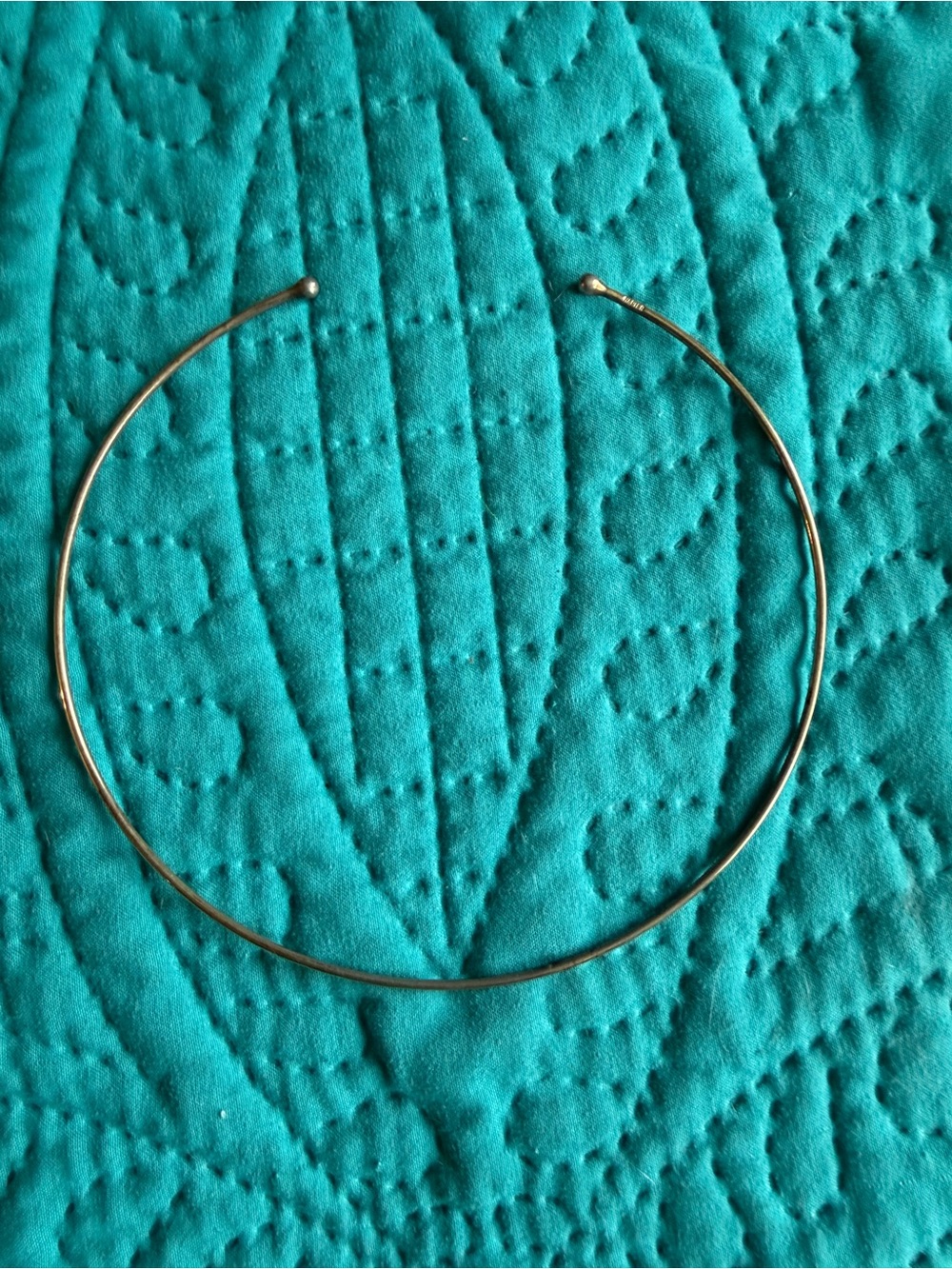Vintage Minimalist Gold Collar Choker Necklace